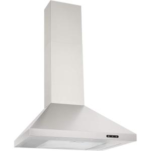 Broan-NuTone 36-inch Wall-Mount Convertible Chimney-Style Pyramidal Range Hood with 3-Speed Exhaust Fan and Light, 460 Max Blower CFM, Stainless Steel(Stainless Steel)