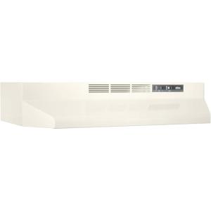 Broan-NuTone BUEZ130BL Non-Ducted Ductless Range Hood with Lights Exhaust Fan for Under Cabinet, 30-Inch, Black(Biscuit)