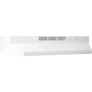 Broan-NuTone BUEZ130BL Non-Ducted Ductless Range Hood with Lights Exhaust Fan for Under Cabinet, 30-Inch, Black(White)
