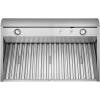 Broan-NuTone 36-Inch Wall-Mount Convertible Internal Blower Range Hood with 4-Speed Exhaust Fan and Light, 650 Max Blower CFM, Stainless Steel