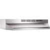 Broan-NuTone 413004 Non-Ducted Ductless Range Hood with Lights Exhaust Fan for Under Cabinet, 30-Inch, Stainless Steel & COMFEE’ EM720CPL-PMB Countertop Microwave Oven with Sound On/Off