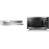 Broan-NuTone 413004 Non-Ducted Ductless Range Hood with Lights Exhaust Fan for Under Cabinet & TOSHIBA EM131A5C-BS Countertop Microwave Ovens 1.2 Cu Ft, 12.4″ Removable Turntable Smart Humidity