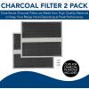 Broan-NuTone BPSF30 Charcoal Filter for QS Series Range Hood, Carbon Air Filter, Charcoal Air Filter for Kitchen, Set of 2(BPSF30)