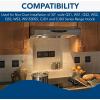 Broan-NuTone BPSF30 Charcoal Filter for QS Series Range Hood, Carbon Air Filter, Charcoal Air Filter for Kitchen, Set of 2(BPSF30)