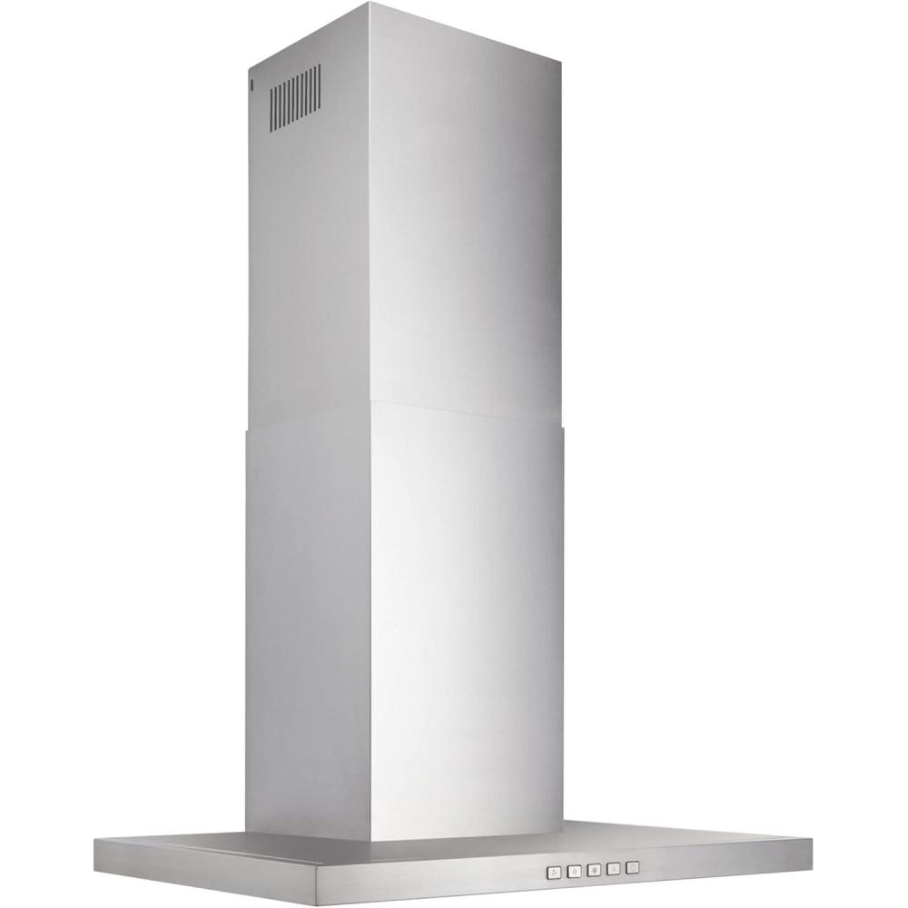 image:imageBroanNuTone 30 TStyle Chimney Range Hood with LED Lighting Convertible WallMount Kitchen Chimney Vent Hood 450 Max CFM Stainless SteelBlackStainless Steel
