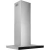 Broan-NuTone 30″ T-Style Chimney Range Hood with LED Lighting, Convertible Wall-Mount Kitchen Chimney Vent Hood, 450 Max CFM, Stainless Steel/Black(Black Stainess Steel)