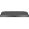 Broan Glacier Convertible Range Hood, Exhaust Fan and Light Combo for Over Kitchen Stove, Black Stainless Steel, 30″, 1.2 Sones, 300 CFM