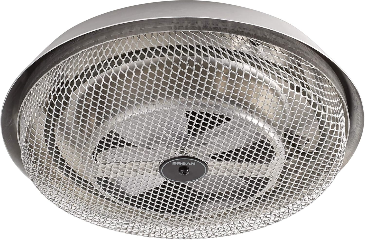 image:imageBroanNuTone 157 LowProfile FanForced Ceiling Heater Enclosed Sheath Element for Bathroom Kitchen and Home Standard Satin Aluminum