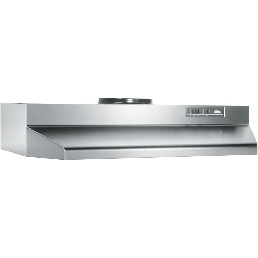image:imageBroanNuTone 423023 Insert 30inch UnderCabinet Range Hood with 2Speed Exhaust Fan and Light BlackStainless Steel