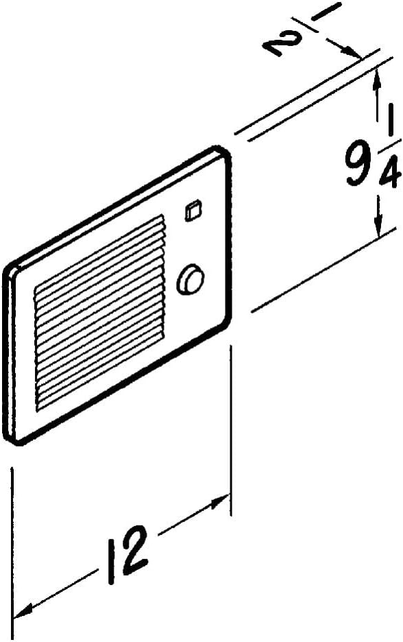 image:imageBroanNuTone 170 Wall Heater Painted Grille 5001000 Watt 120 VAC White Enamel Steel5001000W