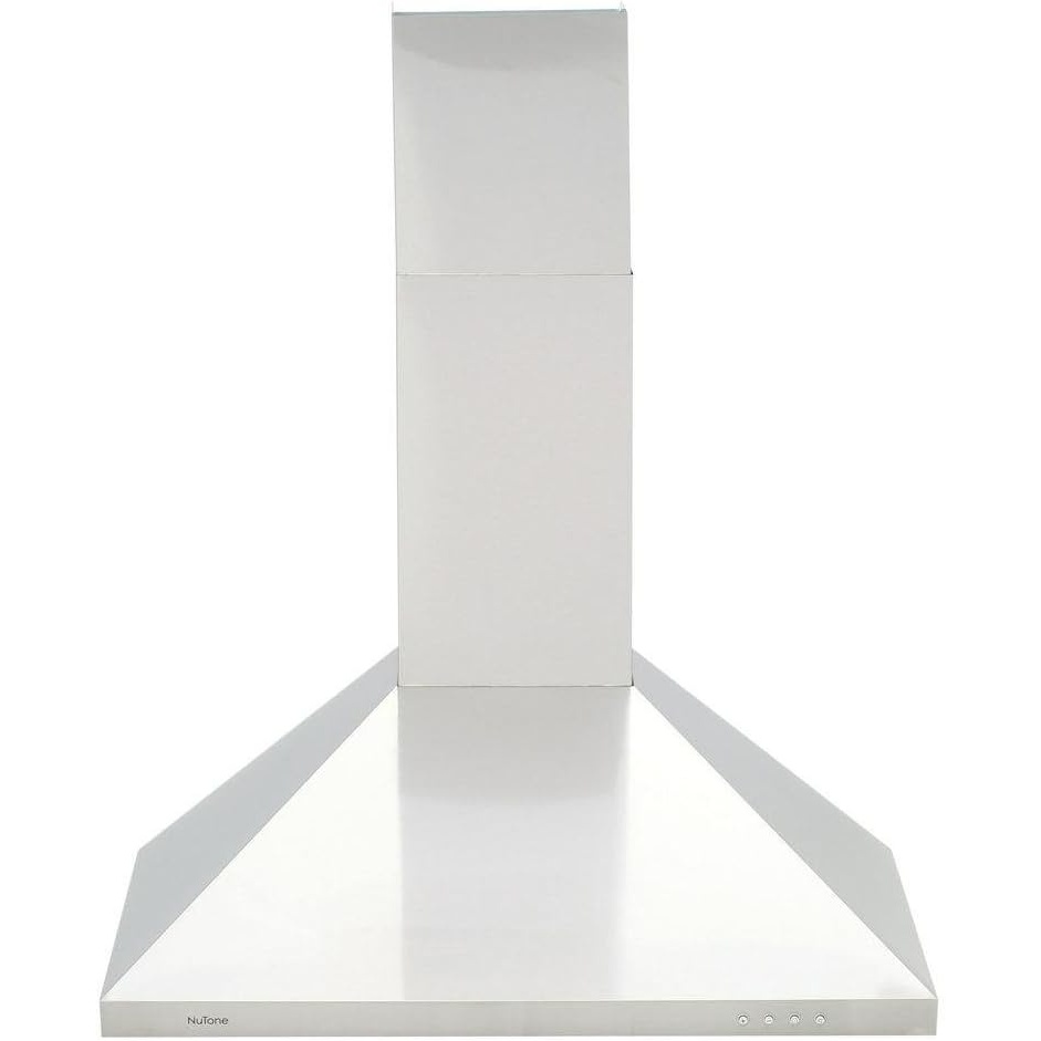 image:imageBroanNuTone 30inch WallMount Convertible ChimneyStyle Range Hood with 3Speed Exhaust Fan and Light MAX 350 CFM Stainless Steel
