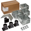 Broan A000HLKT Flex™ Exhaust Fan Light Housing Project Pack with Flange Kit – N/A